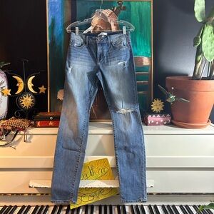 Else Skinny Classic Denim Straight Leg Jeans Size 28”